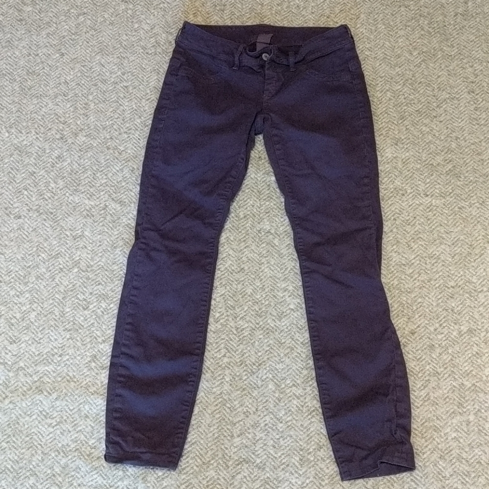 Women's London jean size zero short purple